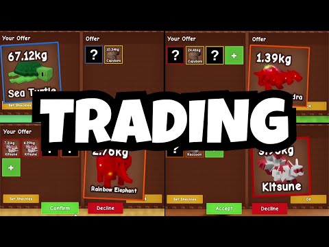 Grow a Garden Trading Montage #10 🐘🌈🔁 I got Rainbow Hatched Elephant and Rainbow Hatched Hydra