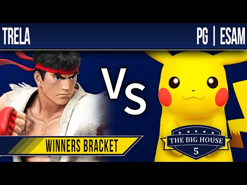 TBH5 Smash 4 - Trela (Ryu) vs PG | ESAM (Pikachu) - Winners Bracket