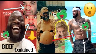 Rick Ross Exposes Drake's BBL & Nose Job which Stressed Drake MOM out! They Send Shots in Rap Disses