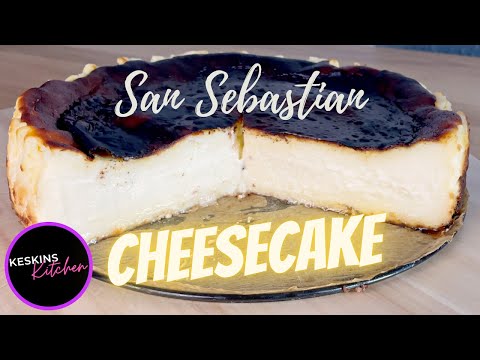 San Sebastian Cheesecake - Cremiger Käsekuchen ohne Boden - traumhaft lecker - glutenfrei