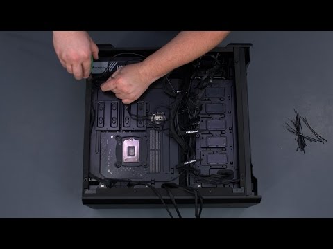 Cable Management Time Lapse - Phanteks Enthoo Evolv / Tempered Glass Edition