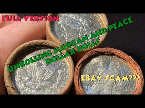 Morgan Dollar and Peace Dollar Roll Opening - Scammed???