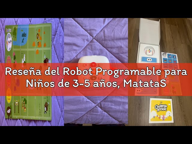 Vídeo relacionado con Robot Programable para Niños de 3-5 años, MatataStudio Tale-Bot Pro Robot Juguete de Codificación sin Pantalla para Aprender los Conceptos Básicos de Codificación Juguetes Educativos Stem Interactivos