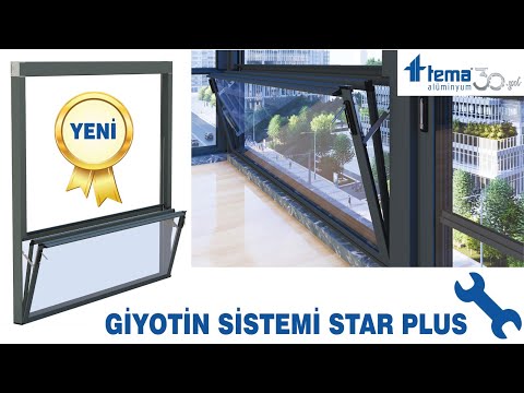 TEMA ALÜMİNYUM SAN. - GİYOTİN SİSTEM STAR PLUS MONTAJ DETAYI   - www.temaaluminyum.com.tr