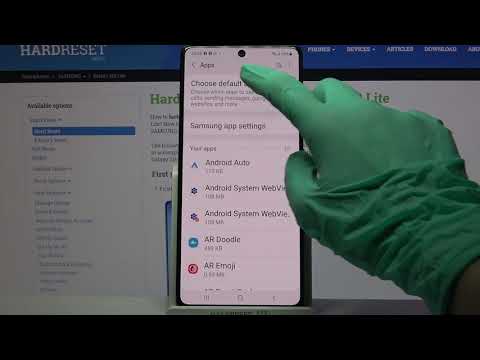 How to Change Default Apps on SAMSUNG Galaxy S10 Lite – Manage Default Apps