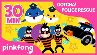 Police Car Rescue Team Special | +Compilation | Police Car Special | Pinkfong Songs for Children