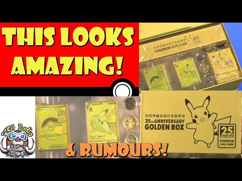 Gold 25th Anniversary Pokémon TCG Box Shown Off & Rumours Explained! (Pokémon TCG News)