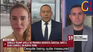 Análisis de las declaraciones de Trump sobre los casos judiciales de Jean Carroll y del 6 de enero.