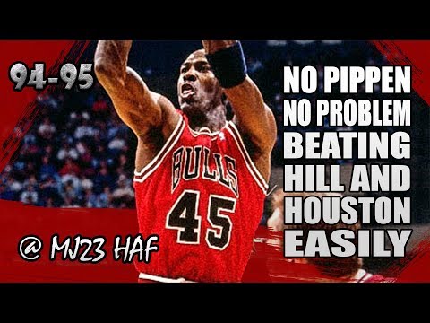 Michael Jordan Highlights vs Pistons (1995.04.12) - 29pts, No Pip, No Problem!