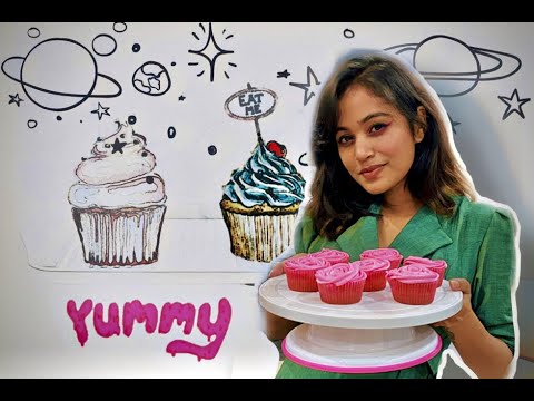 Bake with me ! ❤️। Baking Cupcake 🧁🤤 | Shiyas day | Shiya Shetty|