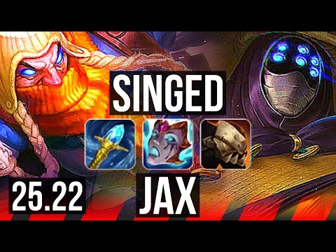 SINGED vs JAX (TOP) | 13/1/14, Legendary | EUW Master | 25.22