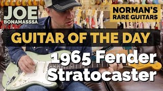 Video thumbnail for Guitar of the Day: 1965 Fender Stratocaster | Guest Host: Joe Bonamassa by Normans Rare Guitars