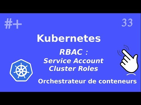Kubernetes 33 RBAC Service Account et Cluster Role
