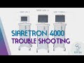 Siaretron 4000 - Trouble Shooting - Marca Siare - Hospitium Solutions
