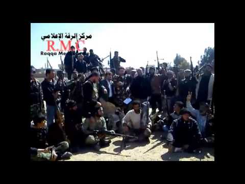 بيان إسقاط طائرة ميغ من قبل لواء احفاد الرسول في ريف الرقة