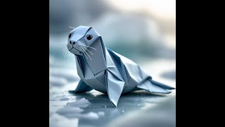 How to Make an Origami Seal | Easy Paper Animal Folding Tutorial