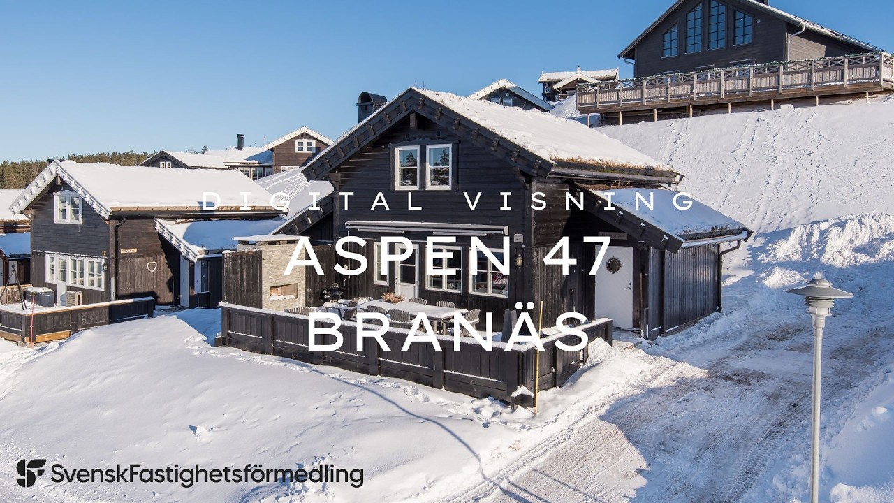 6 rum Vinterbonat fritidshus på Aspen 47 Branäs Torsby kommun - video