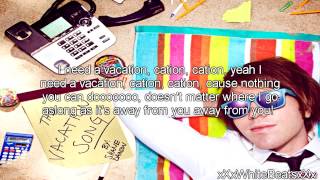 Shane Dawson - The Vacation Song [Lyrics video] [HD]