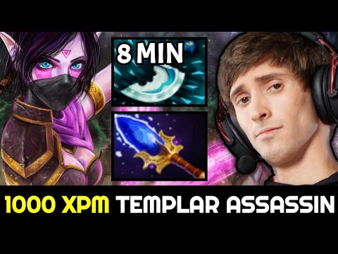 DENDI Almost 1000 XPM with 8min Blink Dagger Templar Assassin