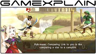 Smash Bros Wii U - Palutena's Guidance Secret (Sonic, Samus, and Viridi's Crush on Link)