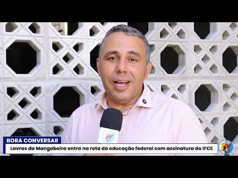 Prefeito Ronaldo da Madeireira se emociona ao falar da conquista do IFCE para Lavras em entrevista