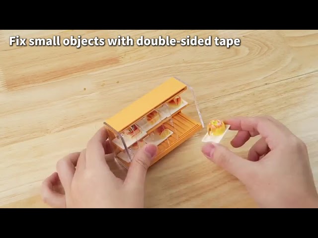Конструктор-румбокс Mini House серии Интерьер &ndash; Пекарня (свет)