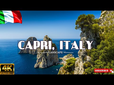 TRAVEL AROUND CAPRI, ITALY 4K UHD | Relaxing Music Along With Beautiful Nature Videos - 4K Video HD