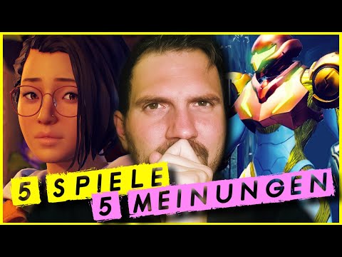 5 Spiele, 5 Meinungen (+1) u.A. mit Metroid Dread, Life is Strange usw.