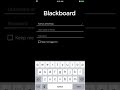 How to log in to Blackboard app?