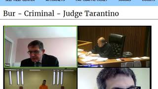 Judge Tarantino - detention hearings - Burlington County - New Jersey