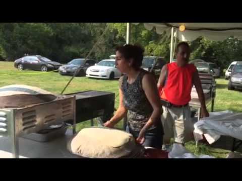 Claire Daoud Making Lebanese Mountain Bread