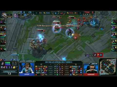 TSM Bjergsen Orianna Pentakill vs C9 (NALCS)