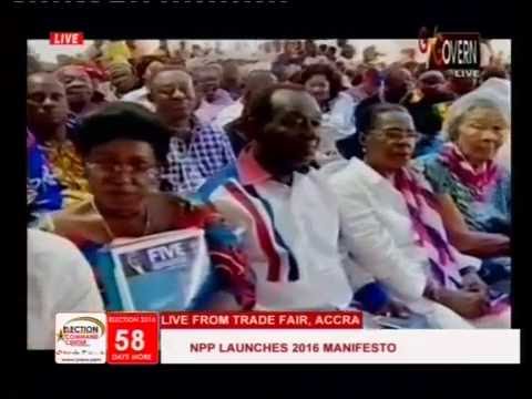 Freddy Blay address NPP faithfuls @ 2016 Manifesto launch - 9/10/2016