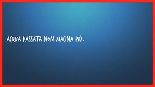 Acqua passata non macina più.