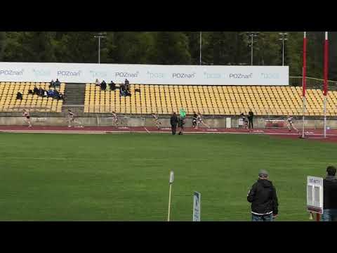 300m Kobiet bieg 1 - Poznań 20210508