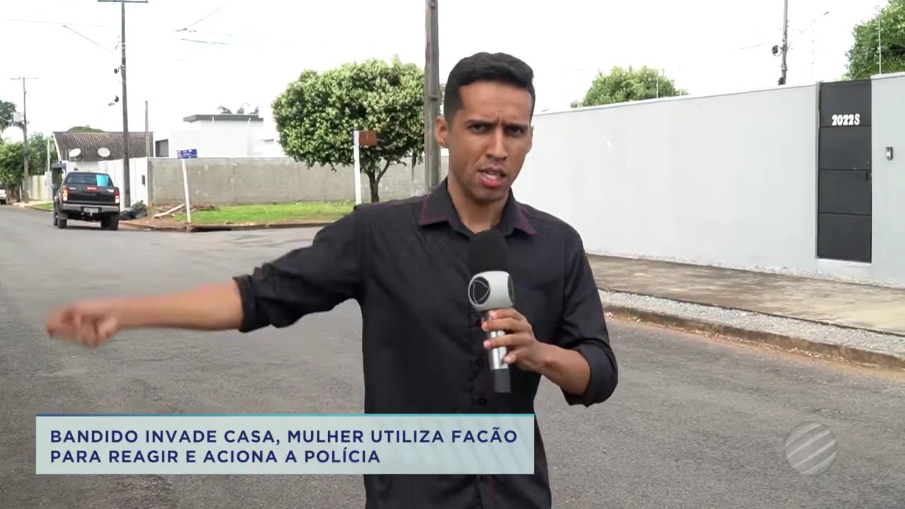 BANDIDO INVADE RESIDÊNCIA EM LUCAS E MORADORA UTILIZA FACÃO PARA REAGIR E ACIONA A POLÍCIA