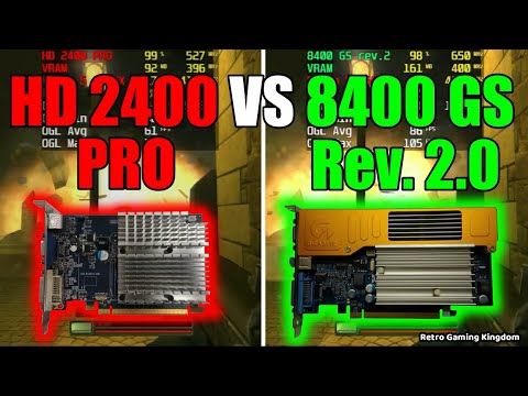 Radeon HD 2400 PRO vs GeForce 8400 GS rev. 2 Test In 10 Games (No FPS Drop - Capture Card)
