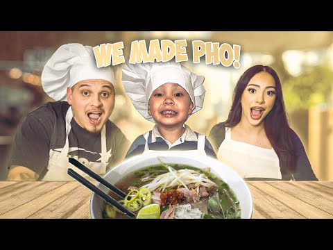 MAKING PHO FOR THE 1ST TIME W/ BENNY & ALONDRA!