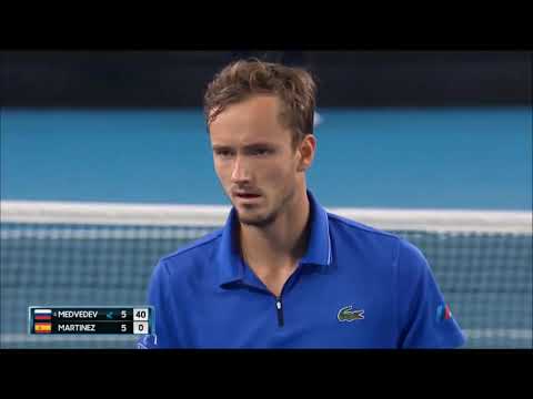 Daniil Medvedev vs Pedro Martinez - Highlights 2nd Round Australiian Open 2020