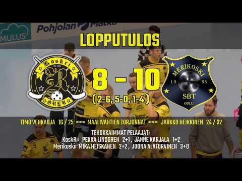 Maalikooste: KoskRi vs. Merikoski SBT (19.11.2016)