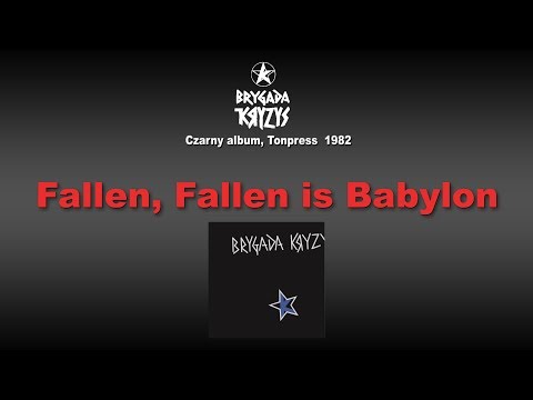 BRYGADA KRYZYS - Fallen, Fallen Is Babylon | płyta  "Czarny album" | Tonpress | 1982