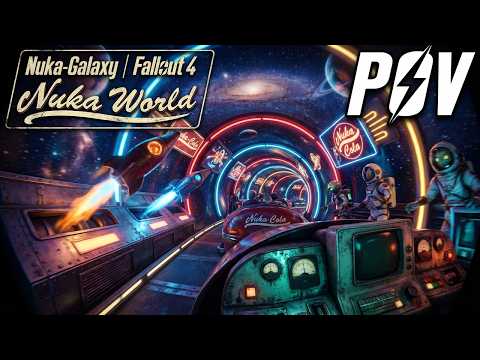 Riding Nuka-Galaxy | Fallout 4 Nuka World Dark Ride POV