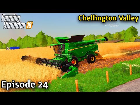 FS19 Timelapse - Chellington Valley Seasons Yr2 Ep 24 DEMOING THE 2020 JOHN DEERE X9 COMBINE