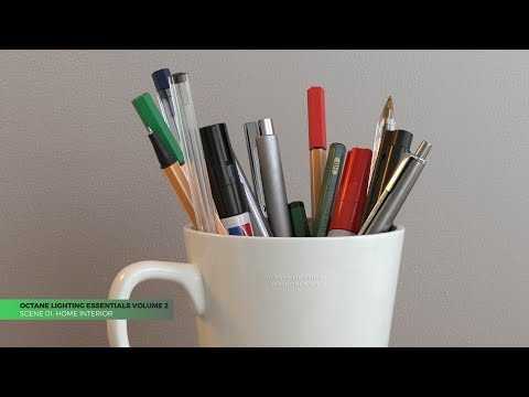 Octane Lighting Essentials Volume 2: Scene 01 Home Interior