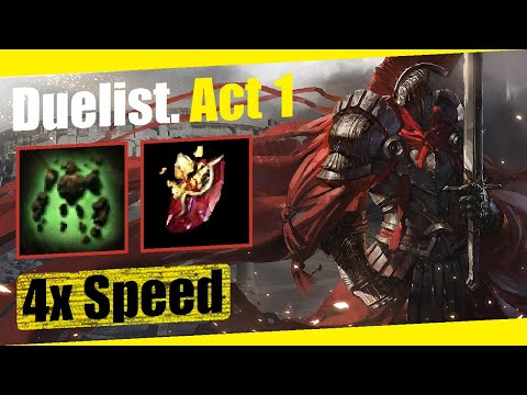 Duelist (Summon Stone Golem). 4x Speed. Act 1