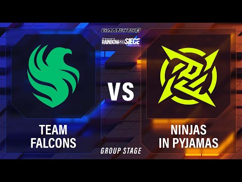 Team Falcons vs Ninjas in Pyjamas // Rainbow Six: Siege at Gamers8 // Day 2