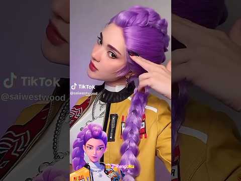 Huntrix singing golden||k-pop Demon Hunters cosplayers||#kpopdemonhunters #rumi #mira #zoey #huntrix