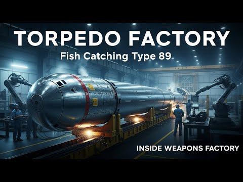 INSIDE THE TYPE 89 TORPEDO TORPEDO TORPEDO FACTORY |Japan   | PRODUCTION PROCESS