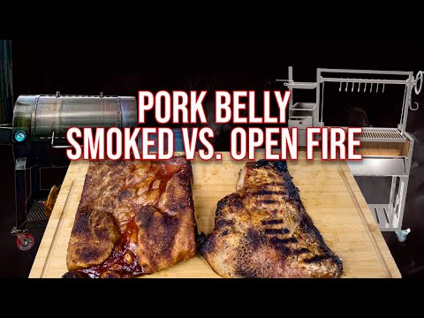 Pork Belly Face-Off:  Smoked vs Open Fire!