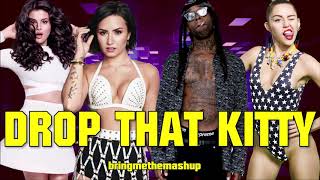 DROP THAT KITTY (Mashup) - Selena Gomez, Miley Cyrus, Demi Lovato, Ty Dolla $ign, will.i.am